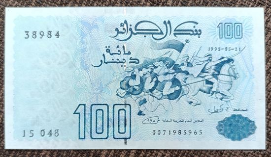 100 динар 1992 года - Алжир - UNC