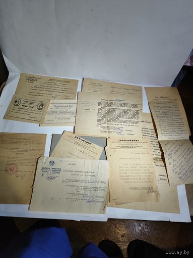 Документы из архива работника редакции  газет "За Родину"(1943г.) и "Красноармейская правда"1946-1948г.