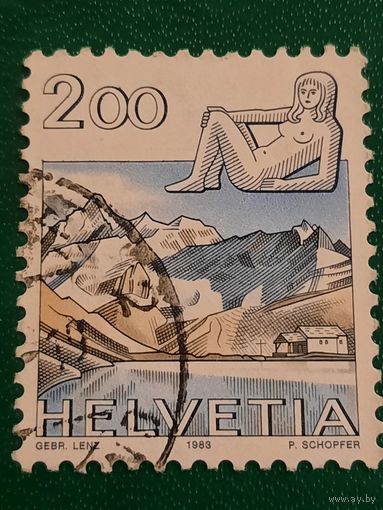 Швейцария 1983. Знаки зодиака. Дева