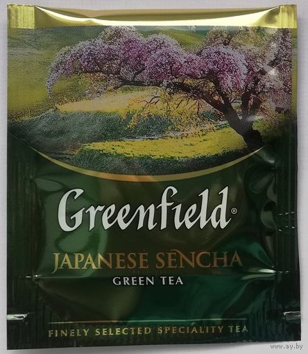 Чай Greenfield Japanese Sencha (зеленый, ароматизированный жасмином) 1 пакетик