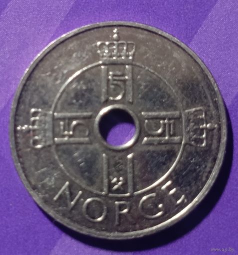 1 крона 2015  Норвегия