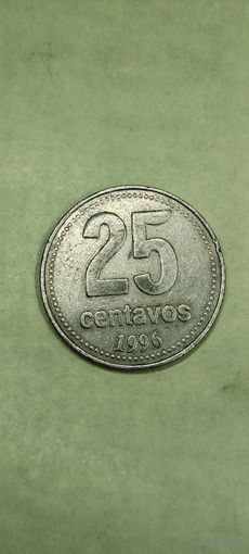 Аргентина 25 сентавос 1996