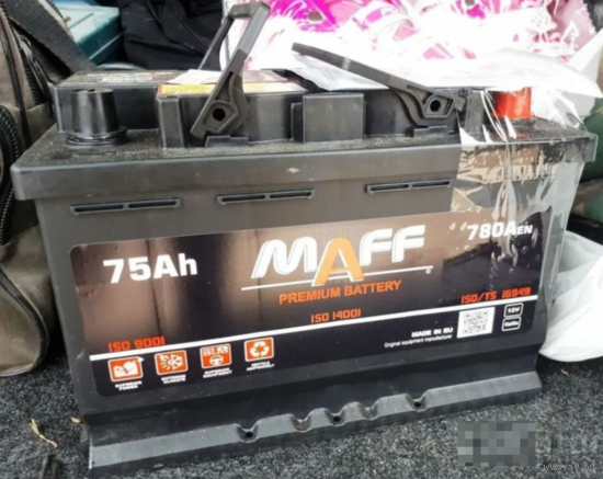 Аккумулятор для автомобиля Maff 75/780А Польша 5 лет