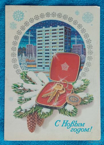 С Новым годом! 1982 Матвеев. Прошла почту