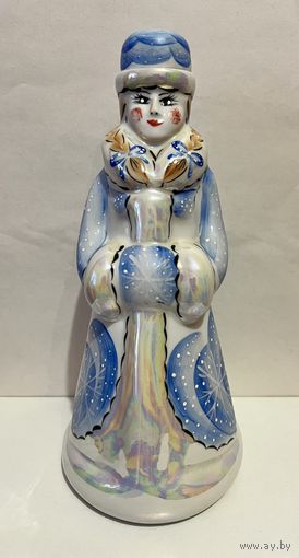 РЕДКАЯ! Экспресс АУКЦИОН не с рубля без МПЦ.  	Статуэтка - штоф   "Снегурочка"  ДФЗ