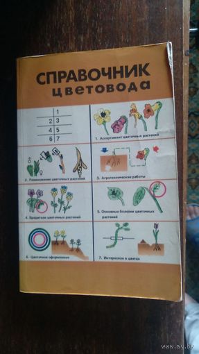 Справочник цветовода А. Т. Федорук 1984 мягкая обложка
