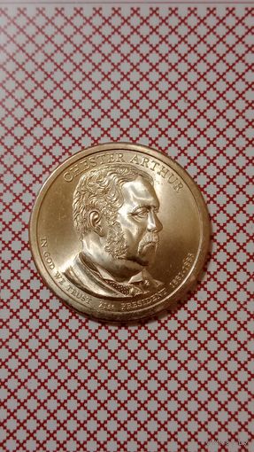 США 1 доллар 2012 Р. 21 президент Arthur