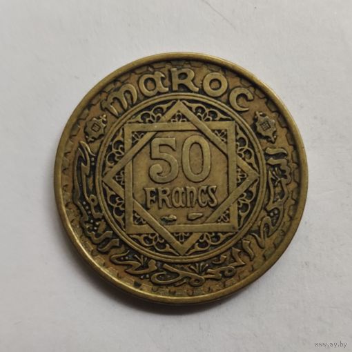 Марокко 50 франков 1371 (1952) г.