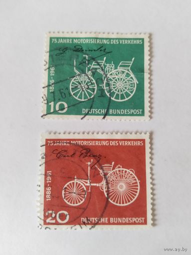 Германия  1961 2м  стар.авто