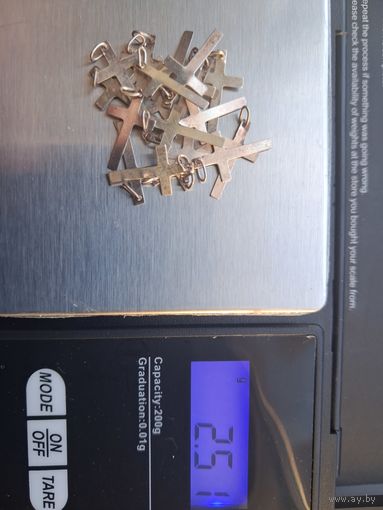 Крест католический ag925