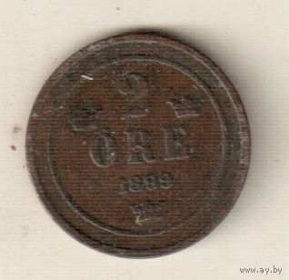 Швеция 2 эре 1899