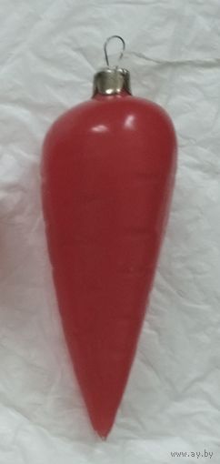 Ёлочная игрушка морковка