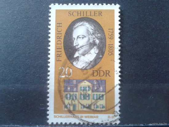 ГДР 1973 Поэт Шиллер