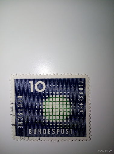 Германия 1957г. Телевидение 10