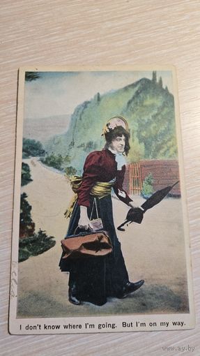 Открытка Америка/Англия 1907
