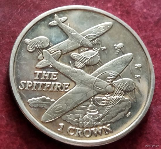 Фолклендские острова 1 крона, 2008 Supermarine Spitfire