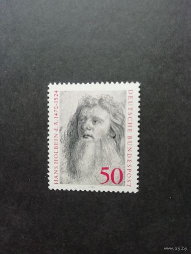 ФРГ 1974 Марка "450 лет со дня смерти Ганса Гольбейна" (чистая**) Мi.813