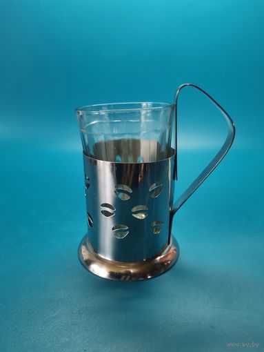 Стакан СССР в подстаканнике.