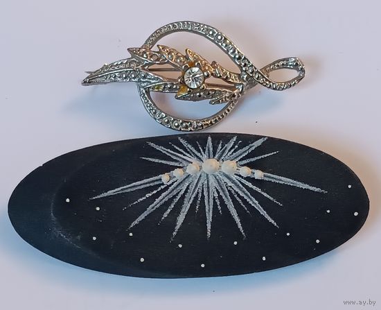 Две броши. Все лоты с 1 рубля!