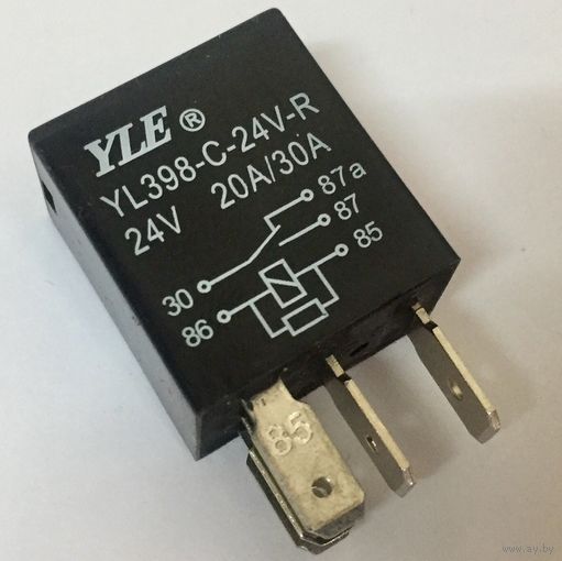Реле блока коммутации поворотов МАЗ. Электромагнитное. 24 Вольта. YL398-C-24V-R