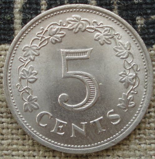 5 центов 1976 Мальта