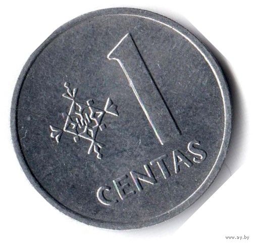 Литва. 1 цент. 1991 г.