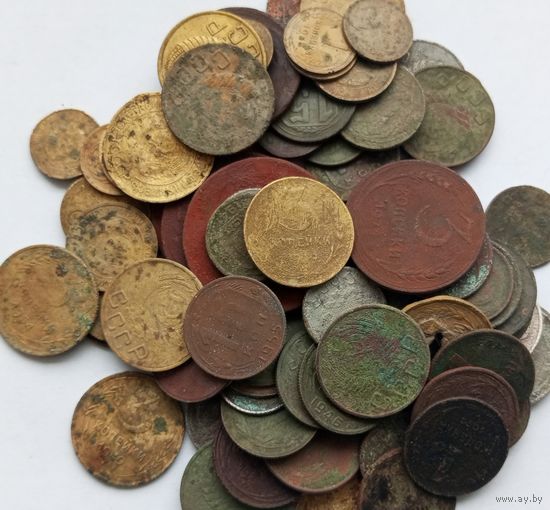 Лот монет СССР 79 шт.