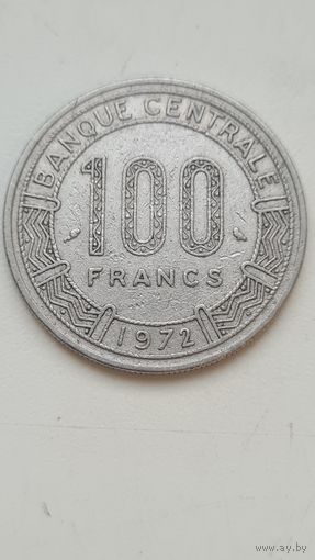 Конго 100 франков 1972 год