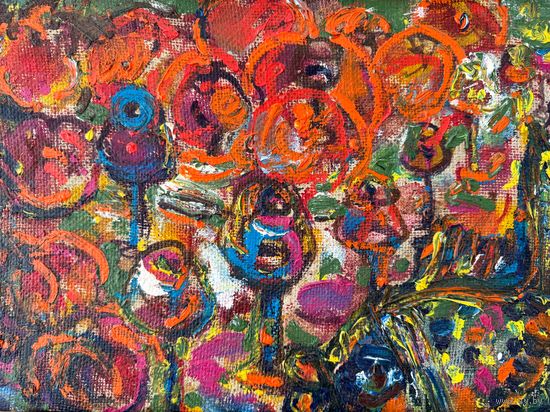 Картина Наталья Черноголова Масло 47х33 вместе с рамой