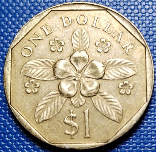 Сингапур 1 доллар 1988 г.