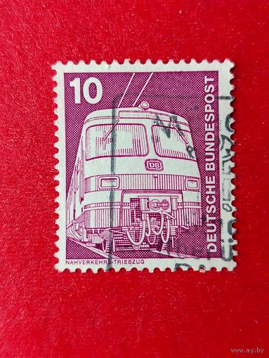 Германия. Железнодорожный транспорт. ( 1 марка ). 10-15.