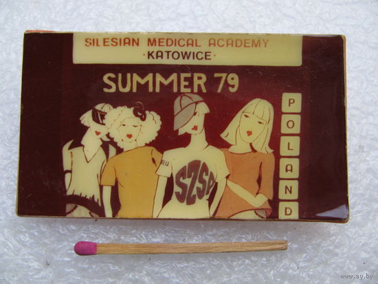 Знак ПНР. Силезская медицинская академия г. Катовице. лето 1979