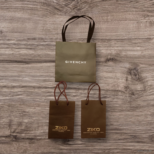 Подарочные пакеты Ziko и  Givenchy