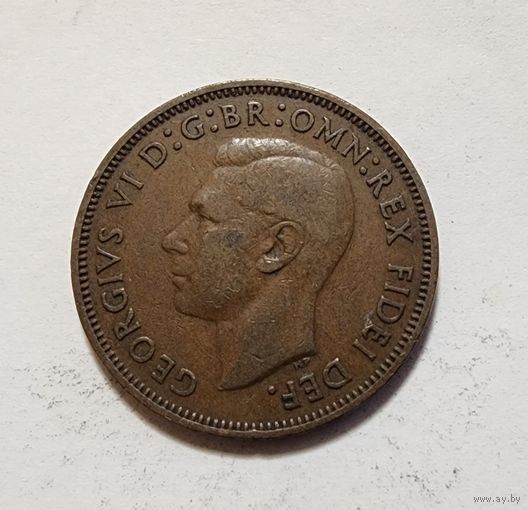 Великобритания 1/2 пенни, 1951