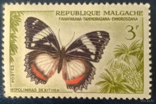 Мадагаскар 1960 Бабочка 1 из 10.