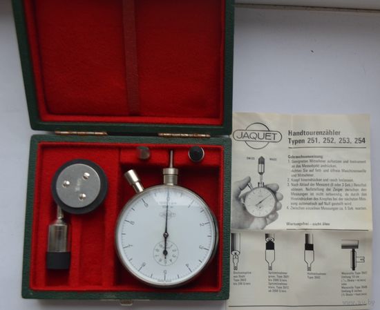 Ручной индикатор скорости Handtourenzahler.JAQUET.Швейцария.В упаковке.