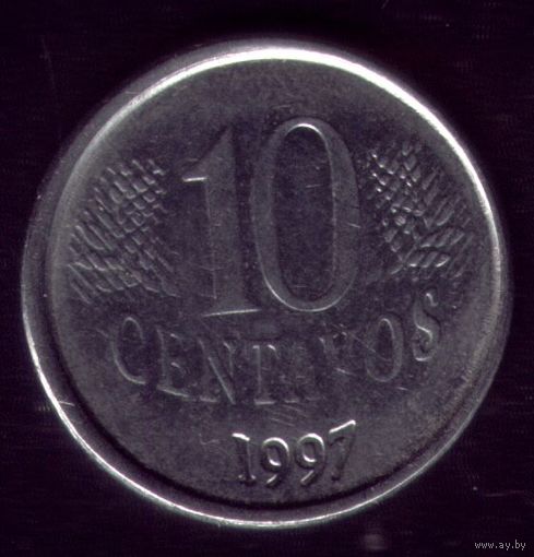 10 сентаво 1997 год Бразилия