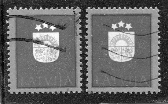 Латвия. Стандарт. Гербы