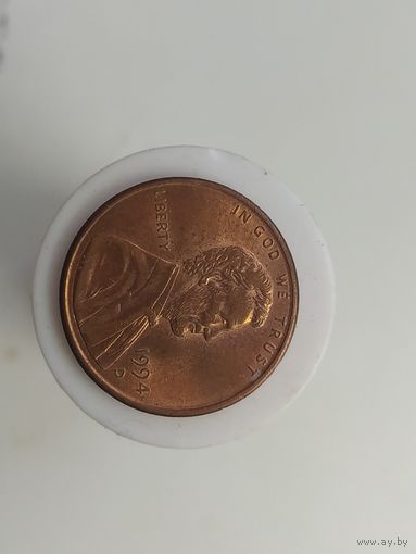 1 цент США 1994 года  буква D лот 6
