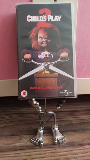 РЕДКОСТЬ! CHILDS PLAY 2 VHS "ДЕТСКИЕ ИГРЫ" в оригинальной английской лицензии