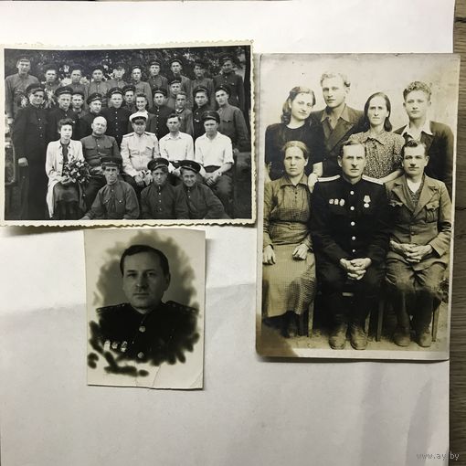 Фото.Железнодорожники.форма-знаки.цен а за все.1946-51 г.
