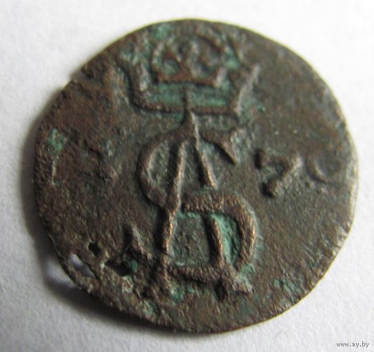 Двуденар Сигизмунда Августа фальшество с эпохи. с 1р. без минималки