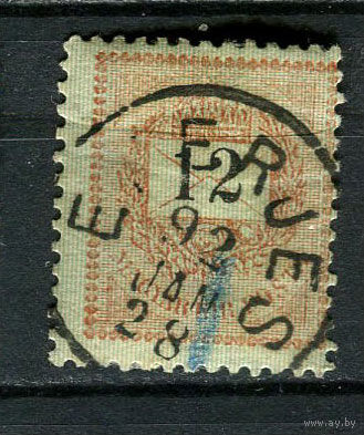 Венгрия - 1888/1898 - Письмо 12К - [Mi.33B] - 1 марка. Гашеная.  (Лот 16GN)-T41P1