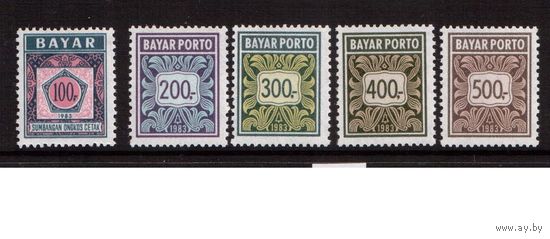 Индонезия-1983,(Мих.77-81)  ** , служ.