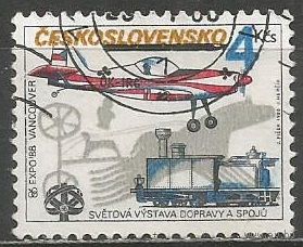 Чехословакия. Выставка ЕКСПО'86. Ванкувер. 1986г. Mi#2849.