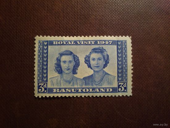 Британский Басутоленд 1947 г. Принцессы Елизавета и Маргарет./18а/