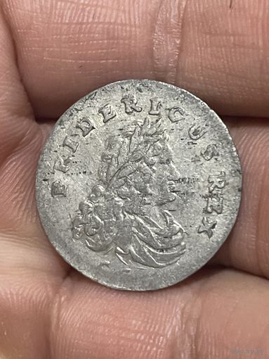 6 грошей 1704 с блеском!