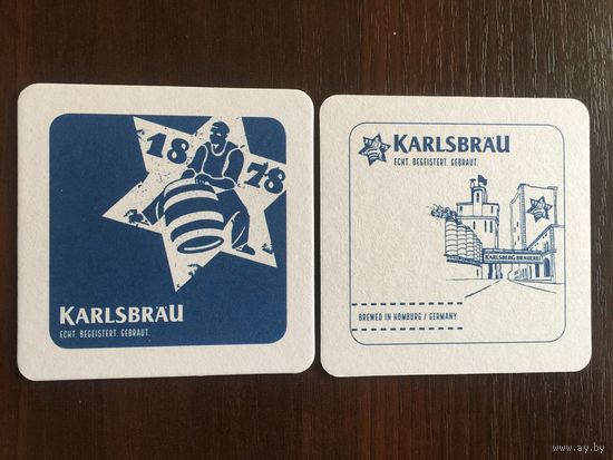 Подставка под пиво Karlsbrau No 1