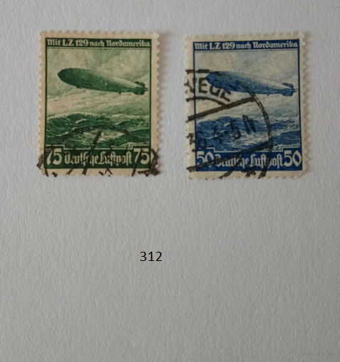 Марки. Германия. Рейх. 1936г.