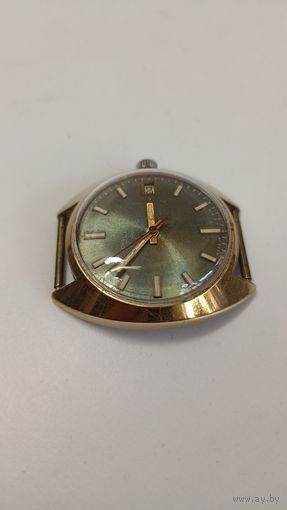 Часы полет СССР, позолота ау10, с рубля